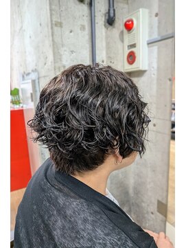 ヘアーメークテスタヴァンティ (Hair make Testavanti) ショートボブ×スパイラルパーマ