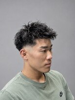 バーバーショップグランツ(Bar ber Shop GRAnt'z)&nbsp;セットを簡単に！　緩めツイストパーマスタイル