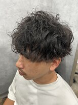 ネウィ 宮崎店(newi)&nbsp;【立体感＆無造作】スパイラルパーマ×ツーブロックマッシュ