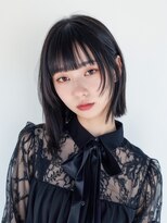 エコモ ヘアー(E Komo hair)&nbsp;ラベンダーブラックのハッシュカット