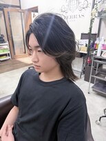 テラスオブベル(TERRAS of belle)&nbsp;センターパートのメンズウルフ