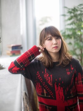 プラスワン(plus+one) カジュアルロックミディ