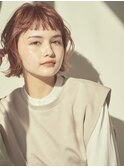ボブ/カーキグレージュ/マッシュショート/大人かわいい[新宿駅]