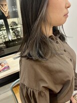 ヘアーワークス ヘルム 渋谷店(HAIR WORKS HELM)&nbsp;[HELM渋谷]抜け感メルティーカラー×ナチュラルミディアム