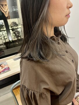 ヘアーワークス ヘルム 渋谷店(HAIR WORKS HELM) [HELM渋谷]抜け感メルティーカラー×ナチュラルミディアム