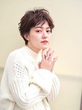 トマト(TOMTO) 【RYOHEI】韓国マッシュのニュアンスパーマショート