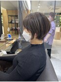 ショートボブ×ハイライト