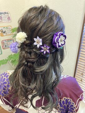 ヘアーフリーティー Hair freety ヘアセット＆袴着付け