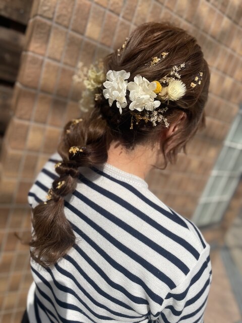 【 hair's LOWE 】ヘアセット/編みおろし/袴ヘア/着物ヘア