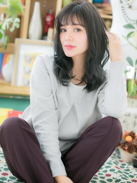 カバーヘア ブリス 戸田公園西口店(COVER HAIR bliss) 透けバングくせ毛大人巻きバレイヤージュc5戸田公園20代30代40代