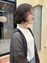 スニュウ(snuw)&nbsp;【snuw_hotaru】パーマレイヤーカットボブ