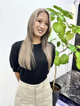 チュダック(ChuDuck) 韓国風《ミルクティー》ハイトーン/ケアブリーチ/ダブルカラー