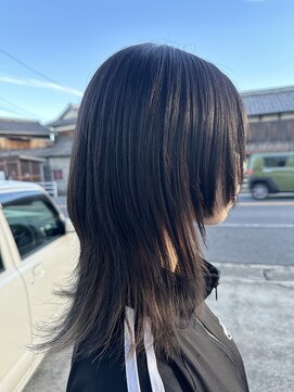 ベビーモード 茶屋町店 ミディアムウルフ×インナー