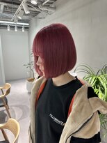 スイ 松戸(SUI)&nbsp;ピンクボブ♪【松戸/ブリーチ/ケアブリーチ】