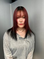 ペレ 梅田(PELE) 前髪/アンブレラカラー/こなれミディ/イメチェン/ウェーブパーマ