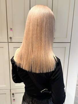 ベレーザ 渋谷(BELEZA) 11858艶髪マロンベージュ韓国風巻きミルクティーベージュロング