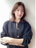 30代40代◎外ハネくびれの小顔ミディアム★くびれヘア*髪質改善