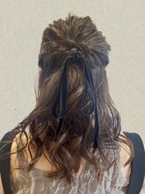 特別な日のヘアセット
