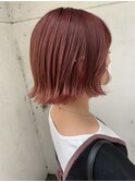ブリーチ必須！ピンクパープル×外ハネボブ☆