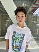 ヒュージ 表参道(huge)&nbsp;スパイキーショート/刈り上げないメンズカット/ニュアンスパーマ