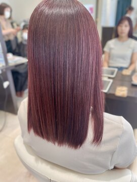 アメイジングヘアー 美沢店(AMAZING HAIR) 透明感抜群こなれ大人可愛いピンクへア
