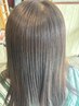 似合わせカット+髪質改善カラー+酸性ストレート￥35,000→￥30,000