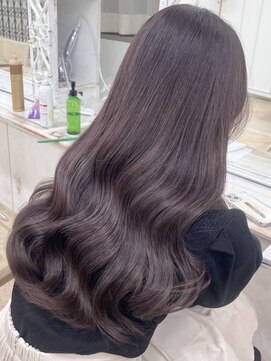 ルフェリ(Lufeli) 【Lufeli】いとうりお ラベンダーグレージュ/ダブルカラー/20代