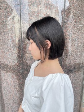 ヘアアンドメイク ニューヨーク ニューヨーク 長岡天神店(Hair&Make NYNY) 切りっぱなしボブ