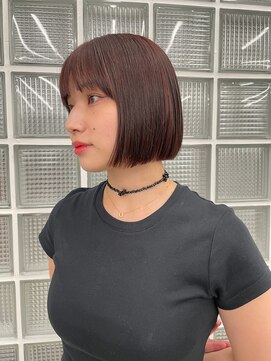 イル 天神大名店(ill) ボブ/ブラウンカラー/ブリーチなしWカラー/天神/福岡