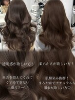 アマトウキョウスマートサロン(AMA TOKYO×Smart Salon)&nbsp;韓国スタイル/ナチュラルくびれヘア_くびれ巻き_透明感カラー
