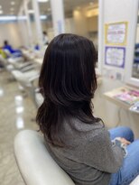 ユニティ 小田急相模原店 春色レイヤー巻きセミロング【小田急相模原/髪質改善/白髪染め】