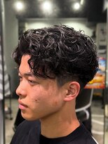 フジヤマ バーバー ショップ(FUJIYAMA BARBER SHOP)&nbsp;メロいパーマ／パートスタイル