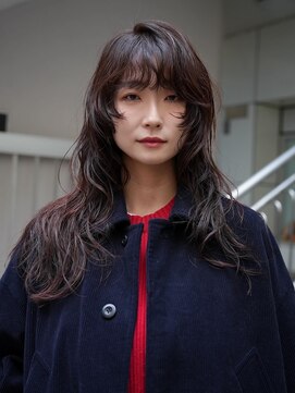 ノラ シブヤ(NORA) 小顔ミディアムパーマミディアムデジタルパーマボブパーマ前髪