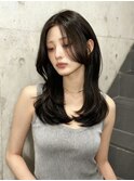 着物ヘア/大人ガーリー/ダークアッシュ/似合わせカット/元町三宮