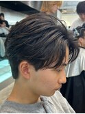 ナチュラルフェザーパーマの爽やかショート◎