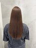 【顔まわり部分縮毛矯正】☆sins式ストレート＋カット／￥12000