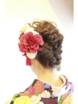 サンクチュアリー ウィズ コネクト(Sanctuary with connect) sanctuary☆着物に似合う和装編み込みスタイル☆30代40代50代