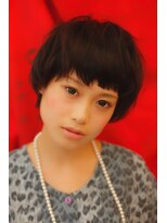 ブーケ(BOUQUET)&nbsp;重め簡単スタイリング　黒髪マッシュ