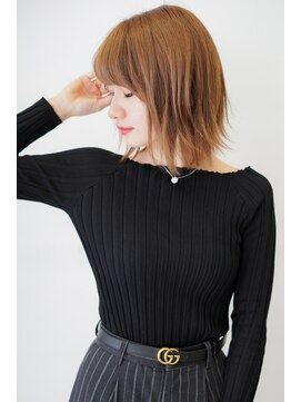 ユキオ オブ ヘアー(YUKIO of Hair) 大人カワイイ小顔見え外ハネボブ