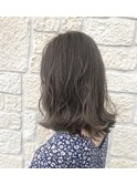 ハイライトが可愛い☆グレージュトーンダウン