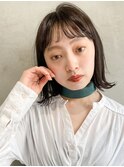 ACE 横浜　外ハネボブ×大人ダークブラウン