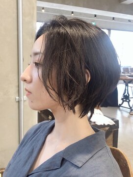 ロジッタ(ROJITHA) 人気の前下がりショートボブパーマ【ROJITHA原宿表参道】