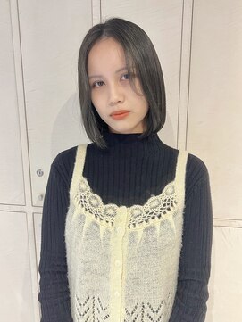 エト 梅田(eto) オリーブグレージュボブ