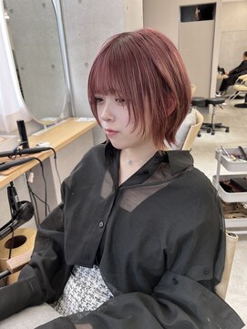 サンド 鹿児島中央(sand) @sei___sandインナーカラー/ウルフ/鹿児島中央駅