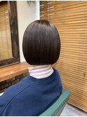 艶ボブ ミニボブ    チョコレートブラウン  エジリ