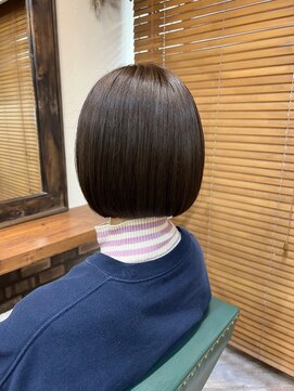 シュリット(schritt) 艶ボブ ミニボブ    チョコレートブラウン  エジリ