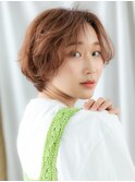 透明感カラーフレンチガーリー小顔カールマッシュo古河20代30代