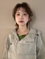 パークレーン アイス イヴェン(park lane ICI yeven)&nbsp;ショートパーマ　ウルフ　ニュアンスパーマ