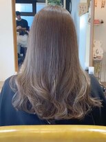 ミルティ(Myrtille)&nbsp;ミルティ☆脱白髪染カラーにも◎ハイライト入りレイヤーロング☆
