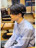 波巻きシャドウセンターパート大宮メンズカットパーマ美容室